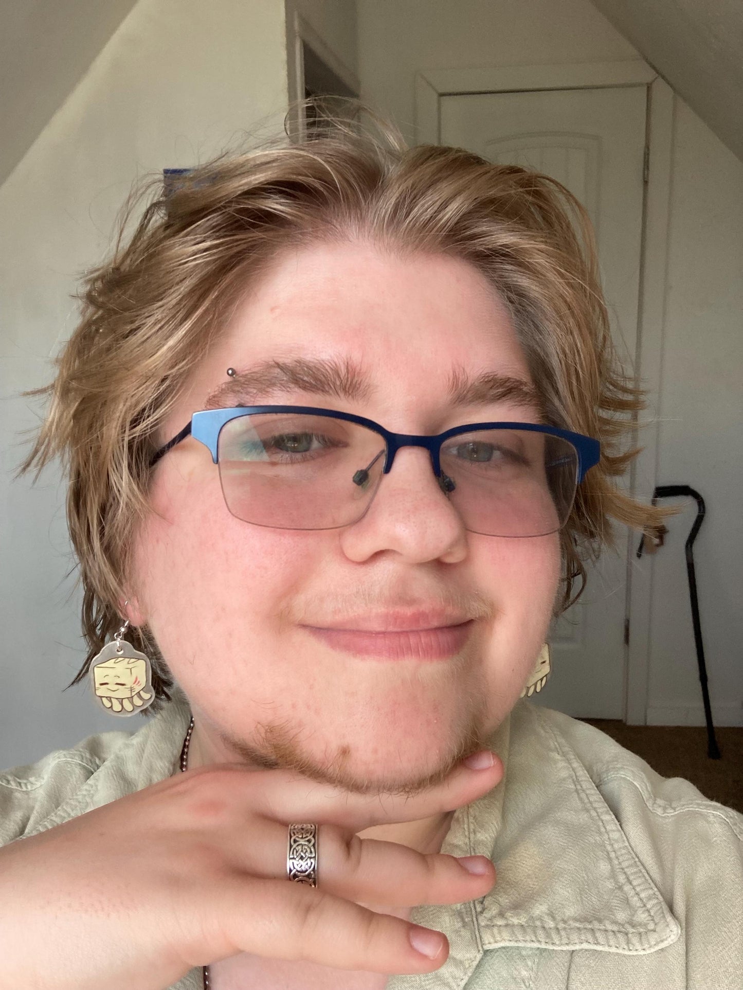 Minecraft Ghastling Earrings | Gamer dangle jewelry